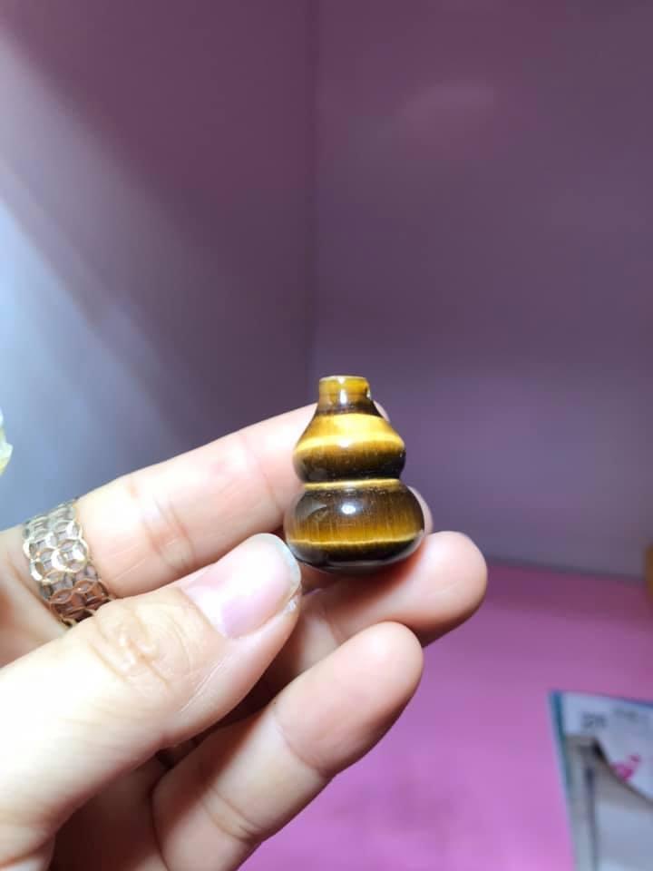 Mặt dây hồ lô đá mắt hổ