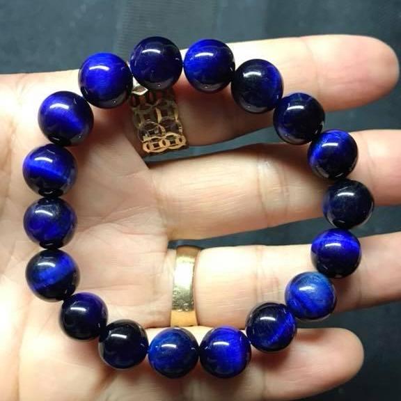 Vòng tay đá mắt hổ xanh dương 10ly