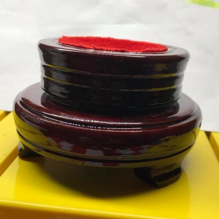 Chân đế gỗ 2 tầng cho quả cầu trên 13cm