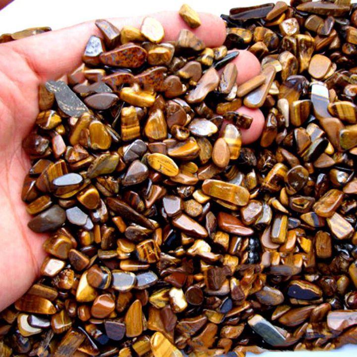 Tinh thể thạch anh vụn 1kg - nâu