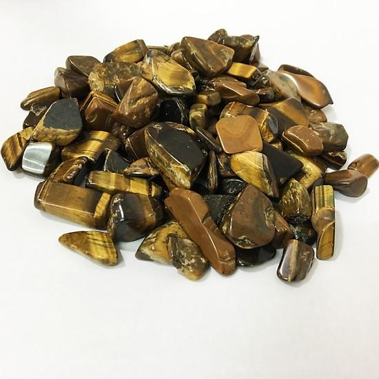 Tinh thể thạch anh vụn 1kg - nâu