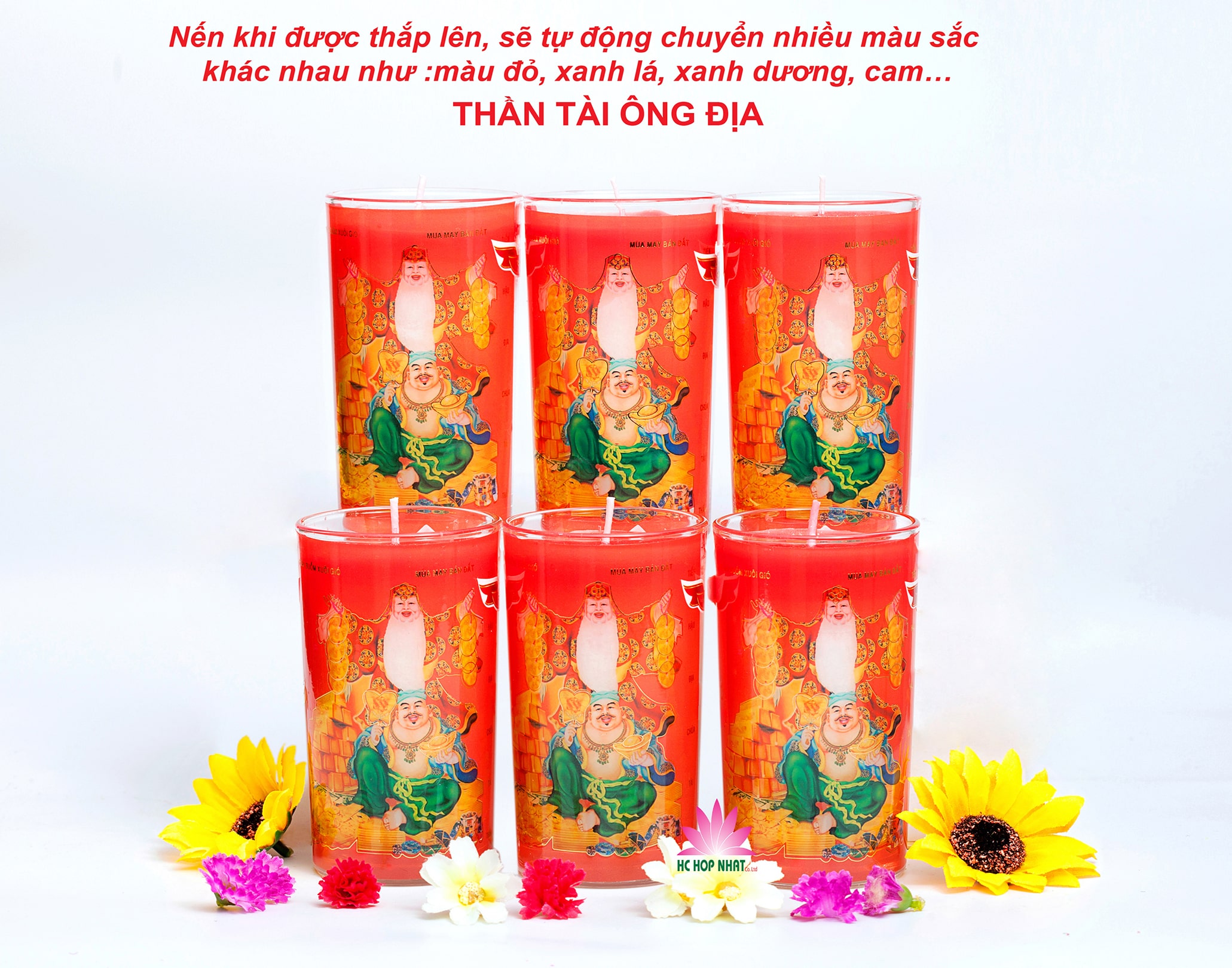 Nến Thần Tài, Thổ Địa (Decal)