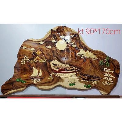 Tranh gỗ ghép - Thuận buồm xuôi gió