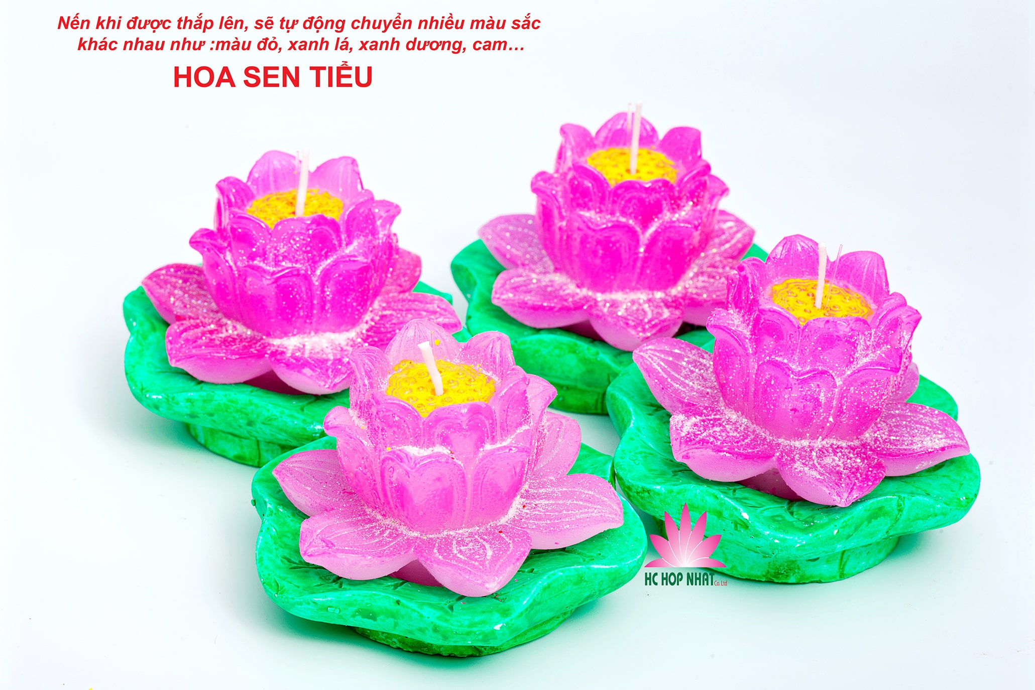 Nến hoa sen tiểu