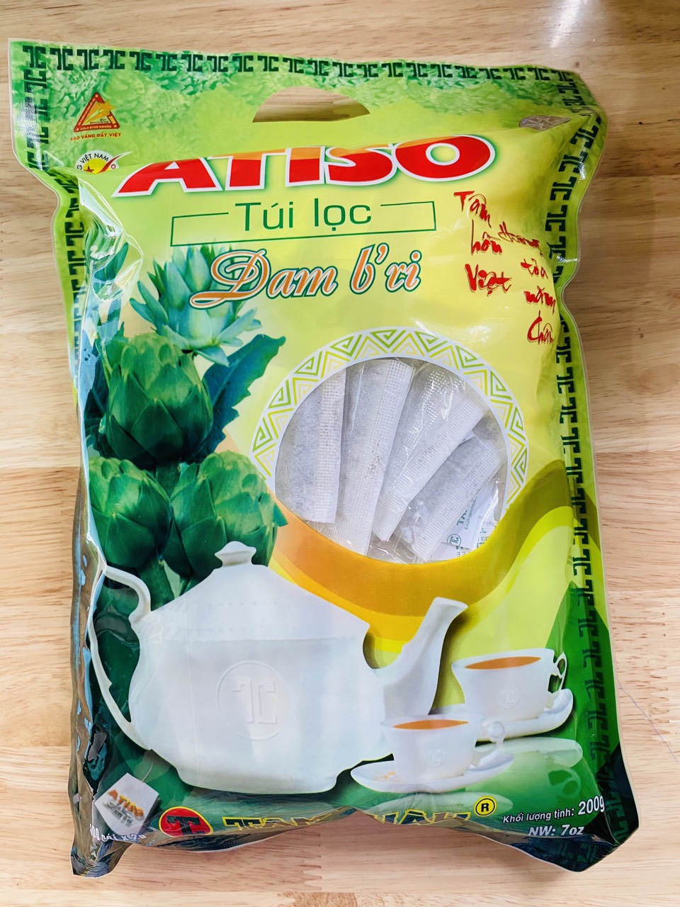 Trà atiso cao cấp Tâm Châu 200g/gói