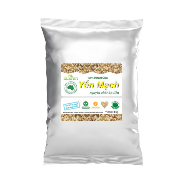 Yến mạch nguyên chất ăn liền 3kg