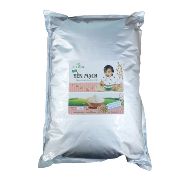 Bột yến mạch nguyên cám nguyên chất 5kg