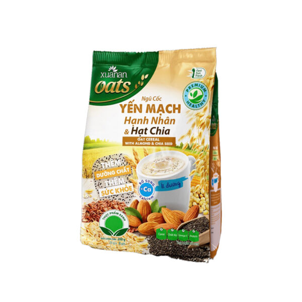Ngũ cốc yến mạch hạnh nhân hạt chia 200g