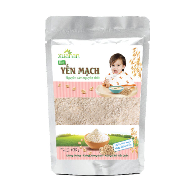 Bột yến mạch nguyên cám nguyên chất 400g