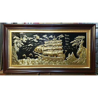 Tranh đồng vàng - Thuận buồm xuôi gió