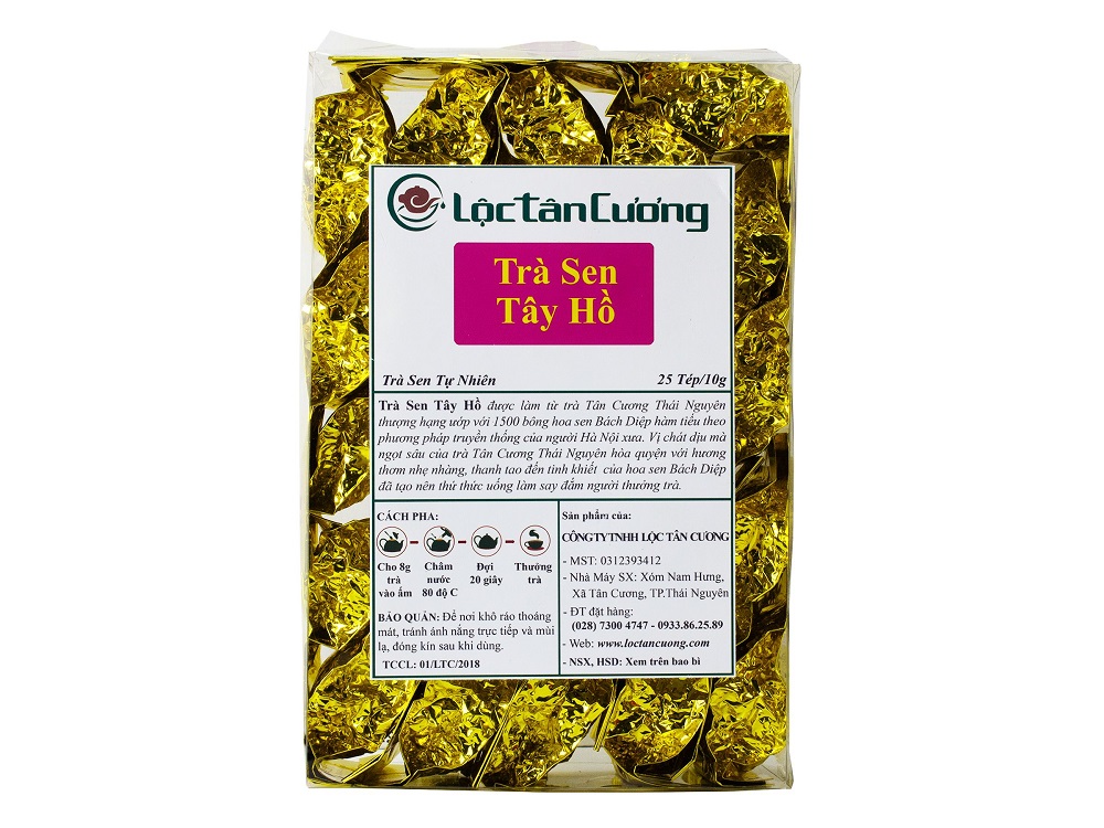 Trà Sen Tây Hồ Thượng Hạng 25 tép x 10g