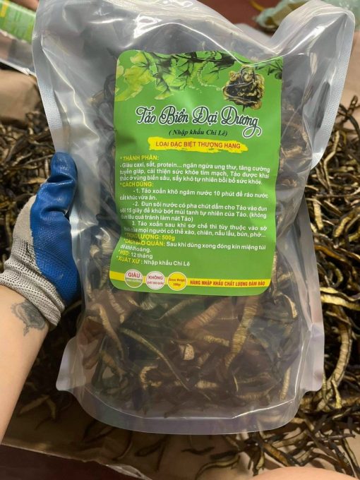 Tảo Xoắn Chi Lê Thượng Hạng Nhập Khẩu – 500g