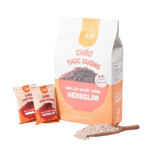 Cháo thực dưỡng gạo lứt huyết rồng Herbslim