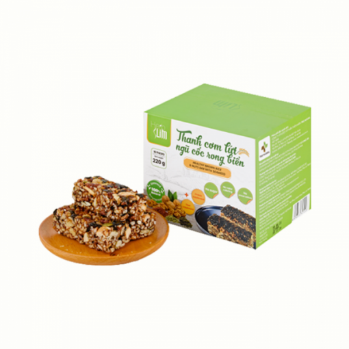 Thanh cơm lứt ngũ cốc rong biển