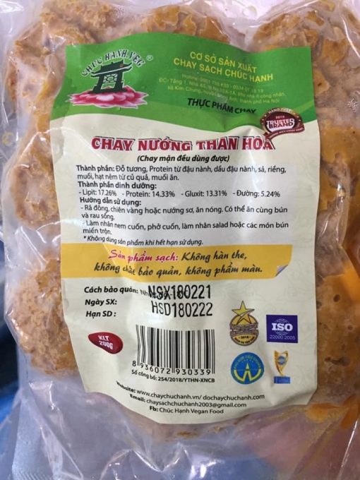 Chay nướng than hoa – Thanh Tịnh Tâm 200gr