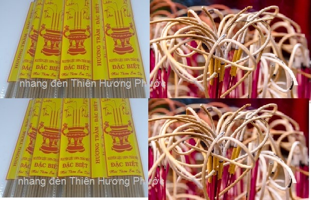 Nhang cuốn tàn bắc nhãn vàng