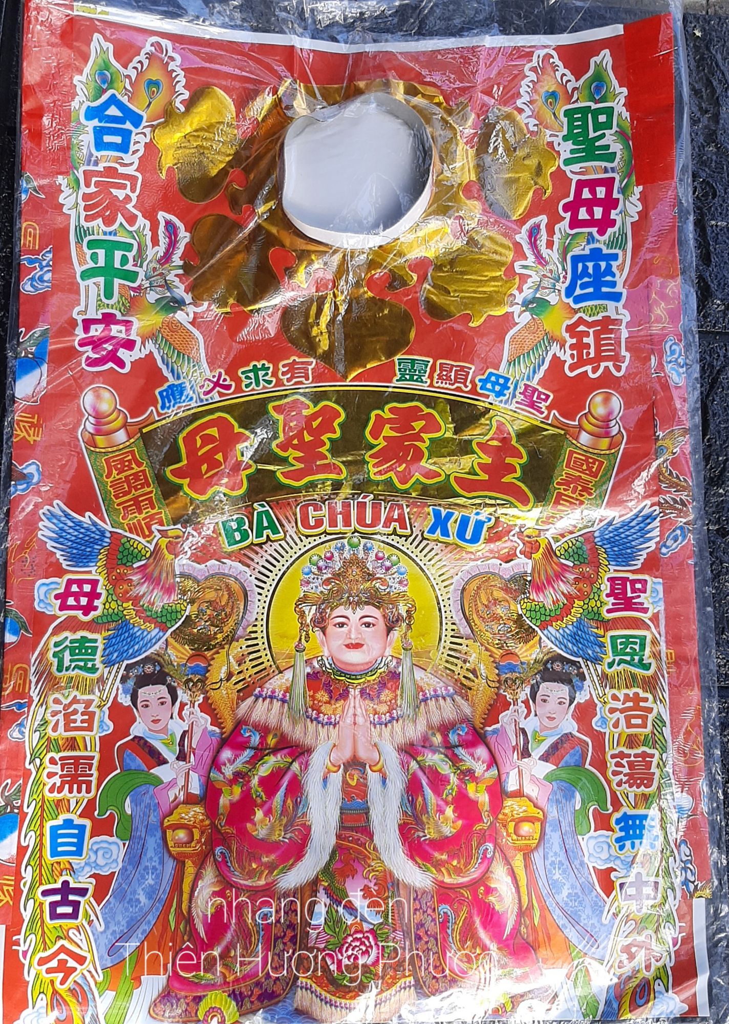 Giấy cúng Bà Chúa Xứ bộ lớn 60cm