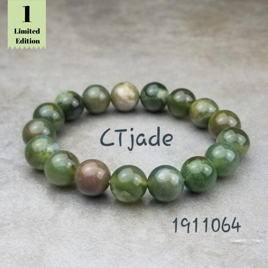 Trang Sức Phong thủy Hộ Mệnh Bình An 1911064 | Vòng Tay Đá Chalcedony Thiên Nhiên | Saigonistar