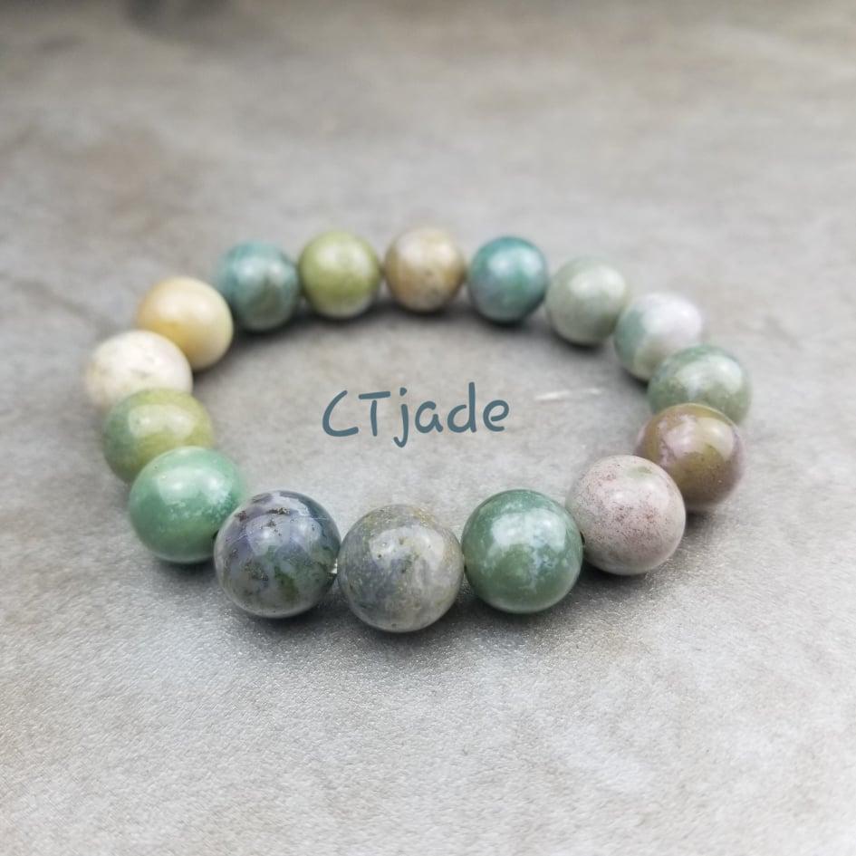 Vòng Tay Đá Chalcedony 12 ly * 1911034 | Saigonistar