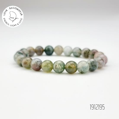 1912195  Trang sức đá phong thủy hộ mệnh bình an, vòng tay đá Chalcedony thiên nhiên Saigonistar