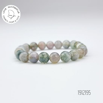 1912195  Trang sức đá phong thủy hộ mệnh bình an, vòng tay đá Chalcedony thiên nhiên Saigonistar