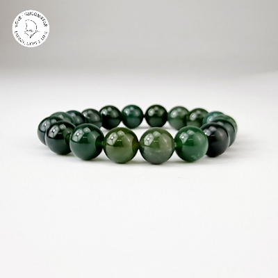 1911060 Trang sức đá phong thủy hộ mệnh bình an, vòng tay đá Chalcedony thiên nhiên Saigonistar