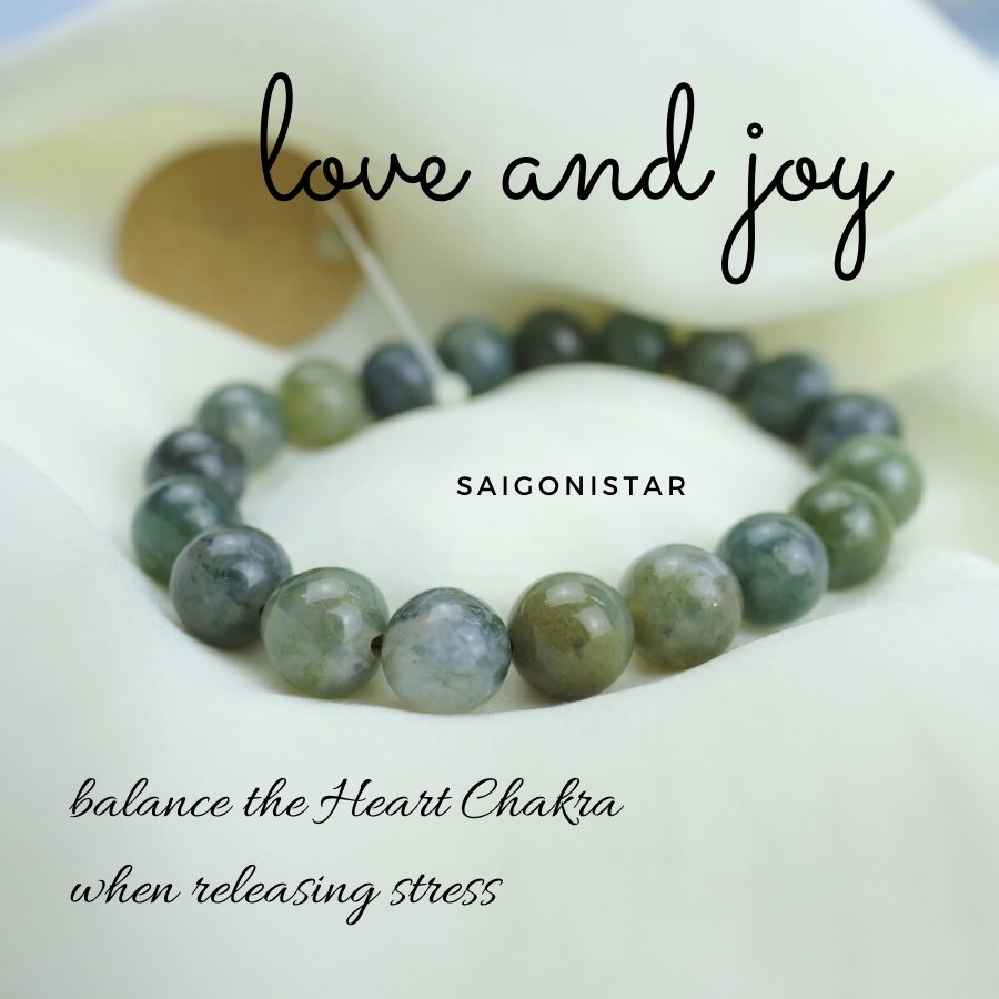 Trang Sức Phong Thủy 2003064 | Vòng Tay Đá Chalcedony * | Saigonistar