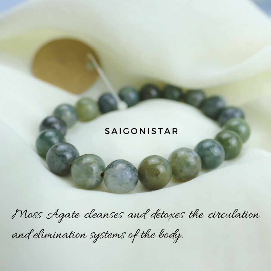 Trang Sức Phong Thủy 2003064 | Vòng Tay Đá Chalcedony * | Saigonistar