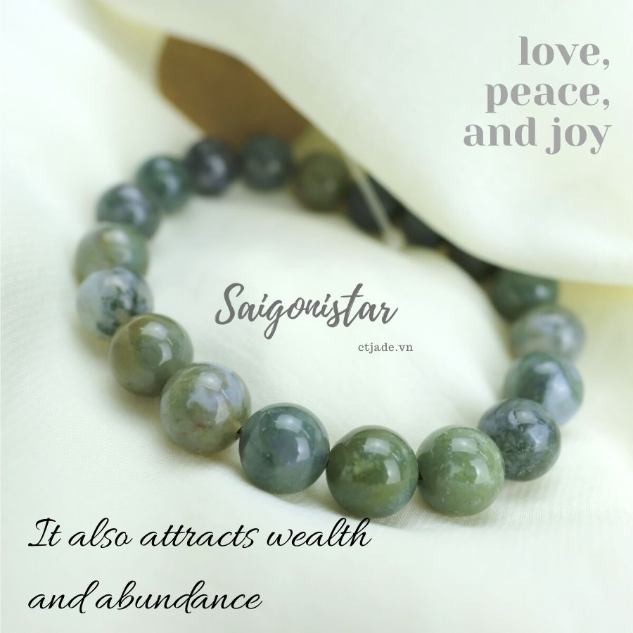 Trang Sức Phong Thủy 2003064 | Vòng Tay Đá Chalcedony * | Saigonistar