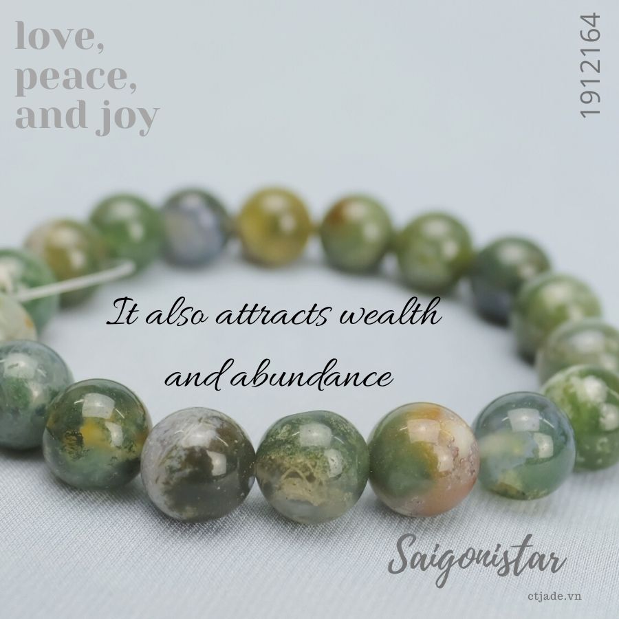 Trang Sức Phong Thủy Hộ Mệnh 1912164 | Vòng Tay Đá Chalcedony | Saigonistar