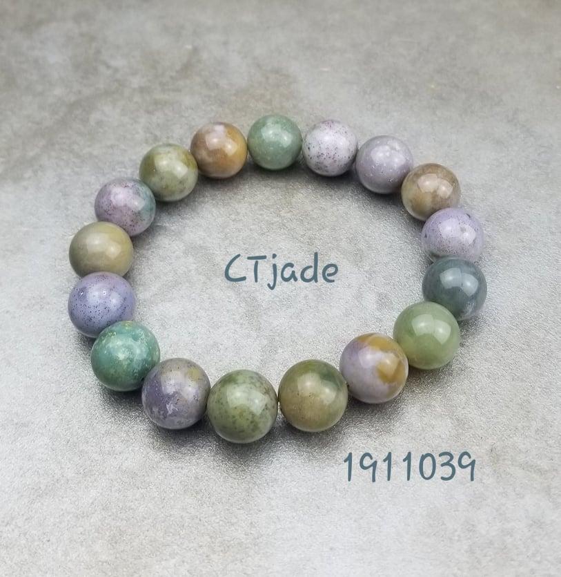 Trang Sức Phong Thủy Hộ Mệnh Bình An 1911039 | Vòng Tay Đá Chalcedony Thiên Nhiên | Saigonistar |