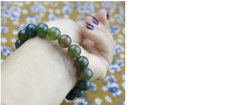 1911300 Trang sức phong thủy hộ mệnh bình an vòng tay đá Chalcedony thiên nhiên | Saigonistar 