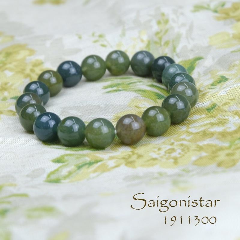 1911300 Trang sức phong thủy hộ mệnh bình an vòng tay đá Chalcedony thiên nhiên | Saigonistar 