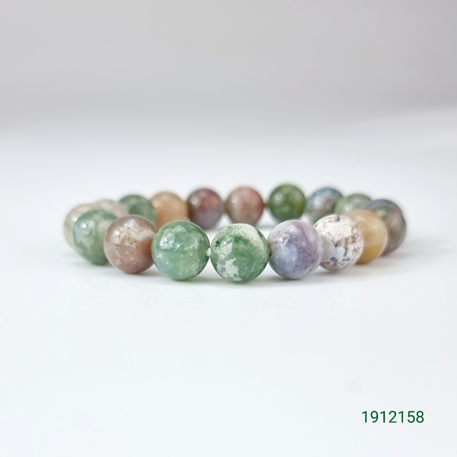 1912158 | Trang sức phong thủy hộ mệnh bình an vòng tay đá năng lượng Chalcedony CTjade