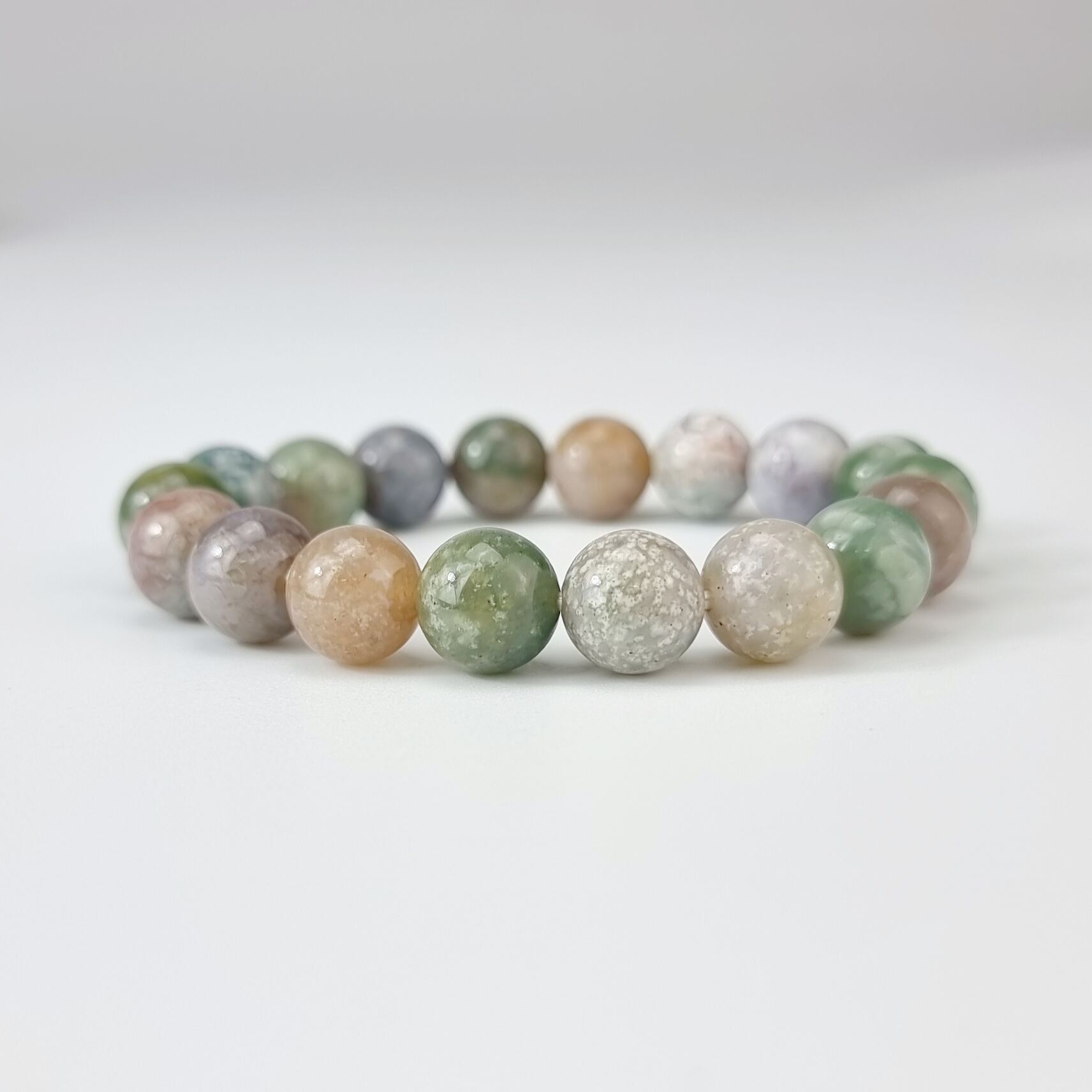 1912158 | Trang sức phong thủy hộ mệnh bình an vòng tay đá năng lượng Chalcedony CTjade