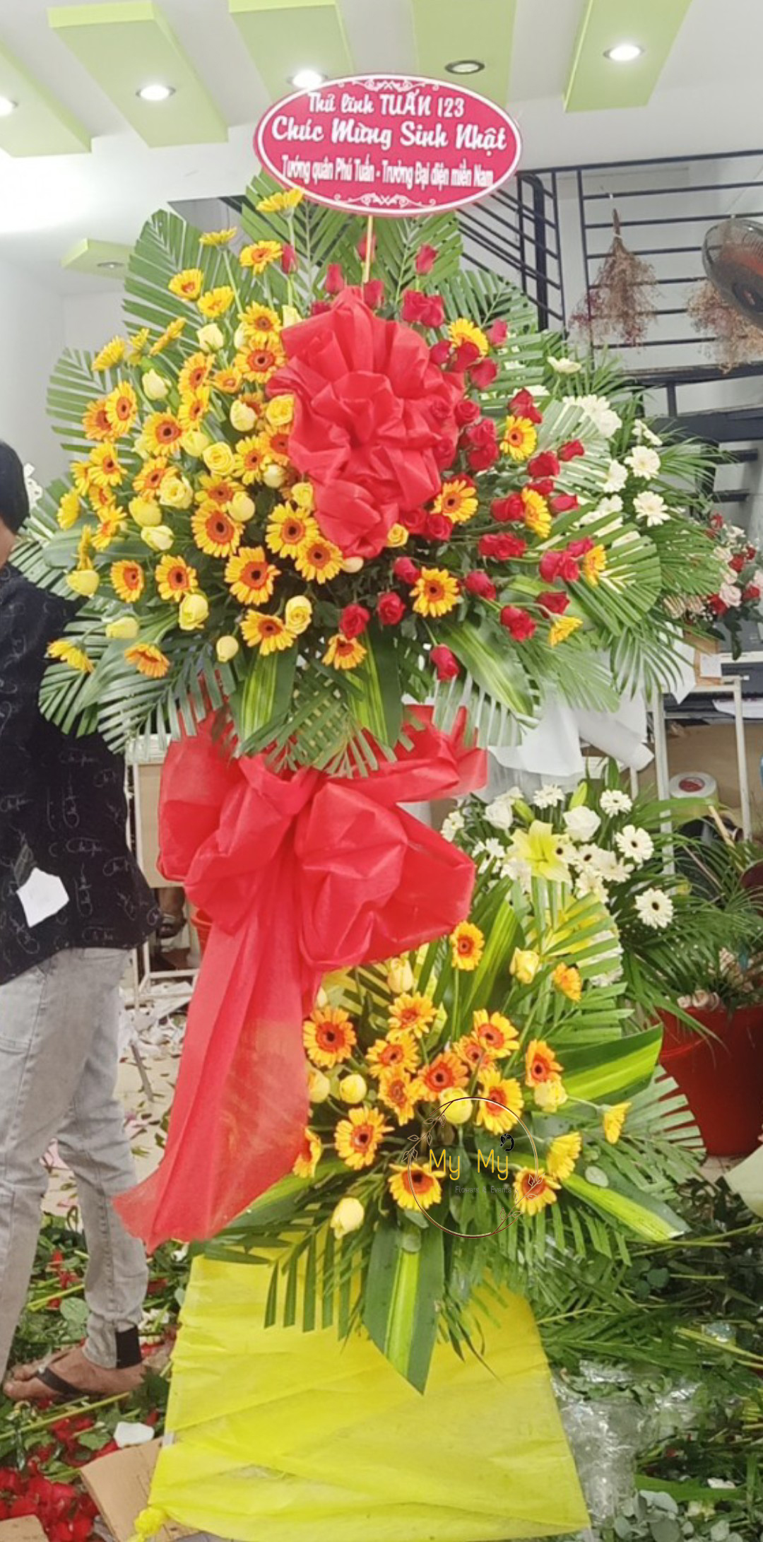 Hoa chúc mừng mẫu 61