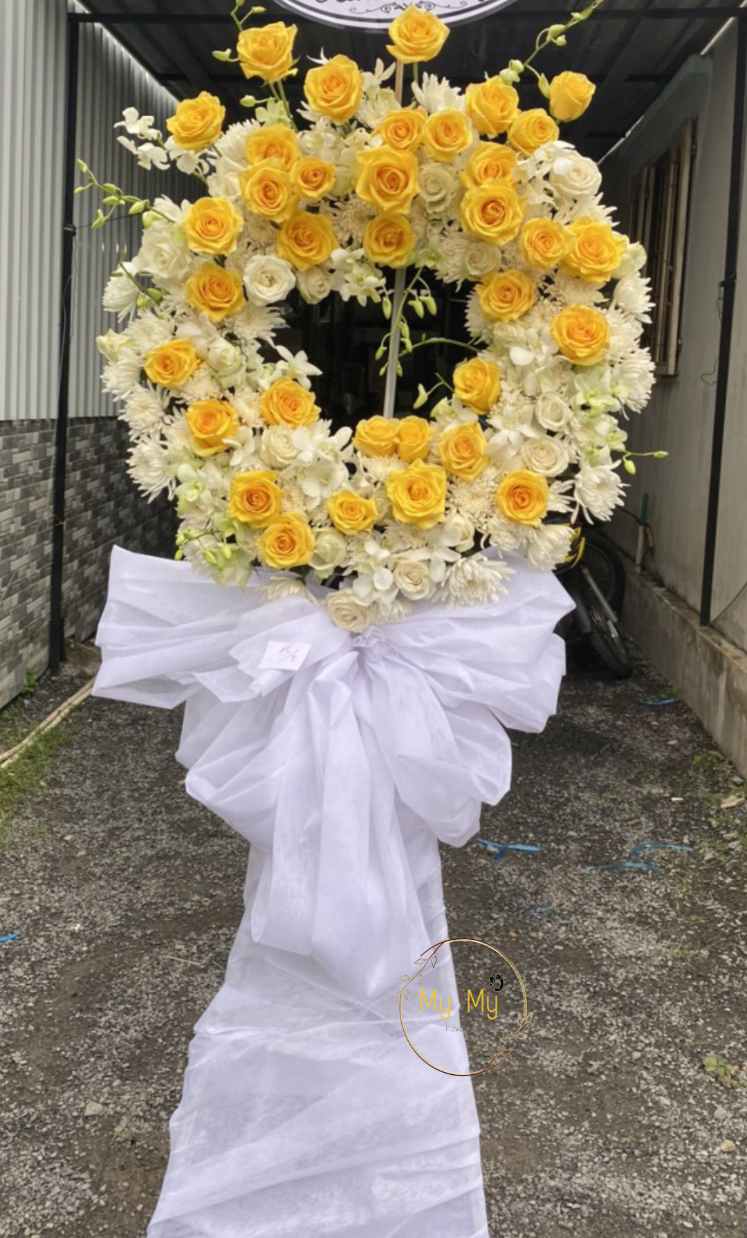 Hoa chia buồn mẫu 45