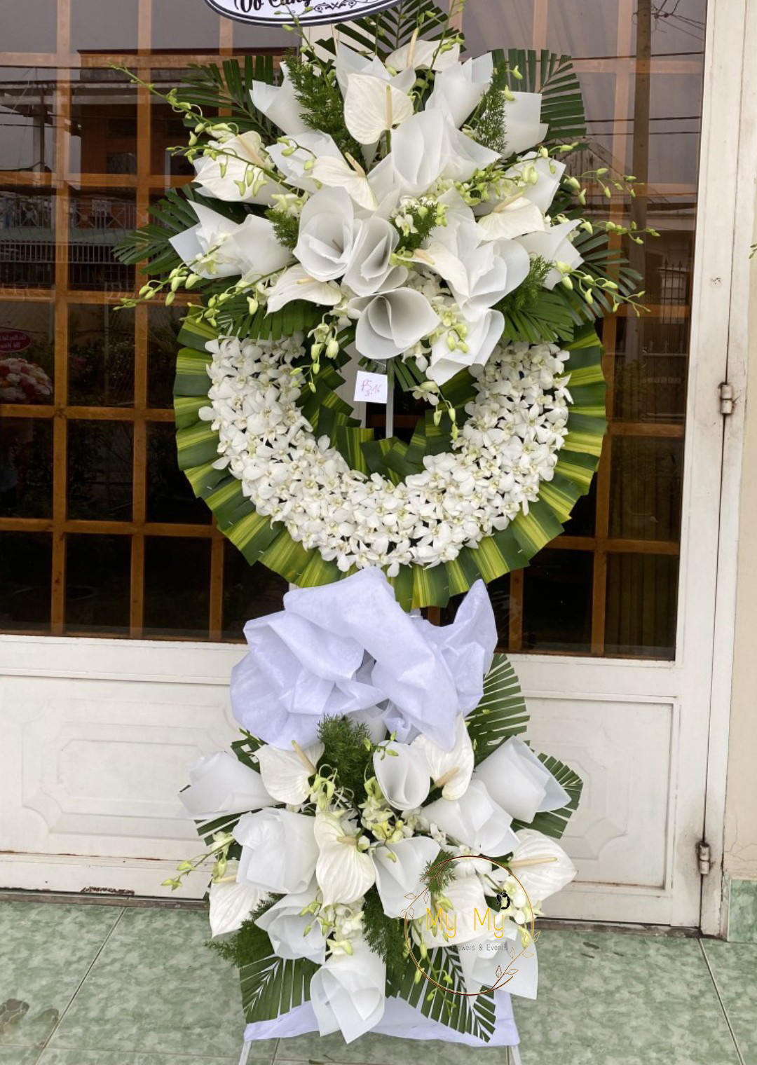 Hoa chia buồn mẫu 4