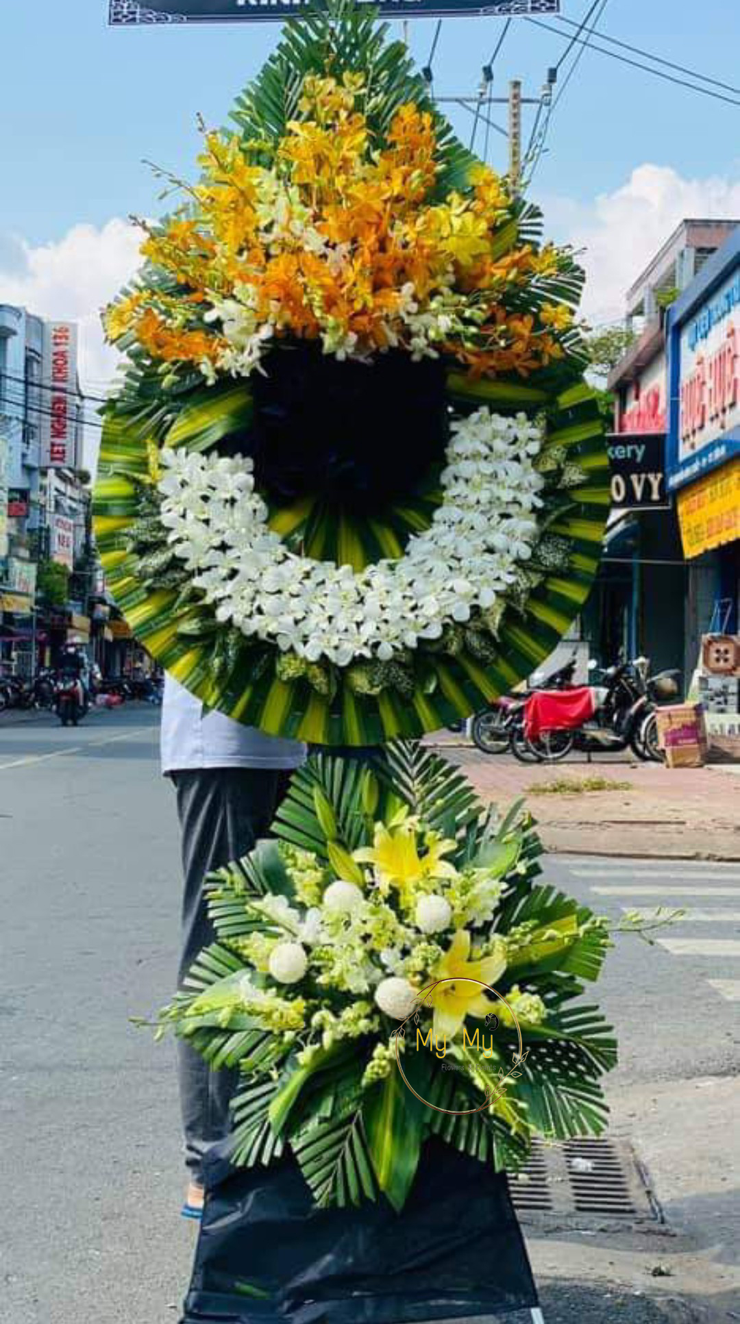 Hoa chia buồn mẫu 6