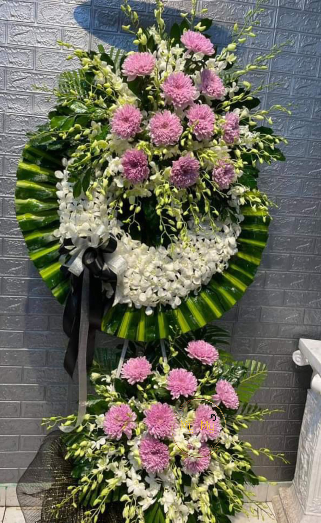 Hoa chia buồn mẫu 55