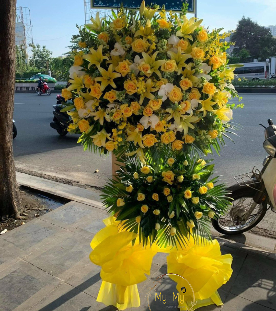 Hoa chúc mừng mẫu 63