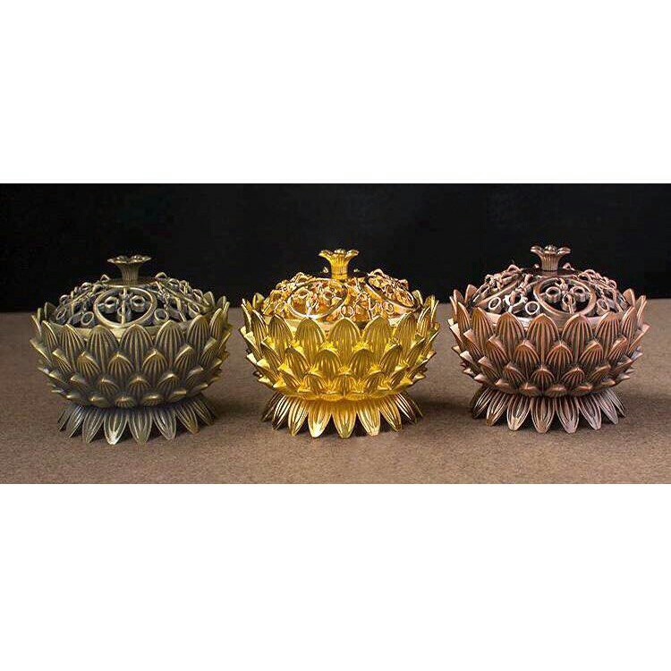 Lư xông trầm hoa sen