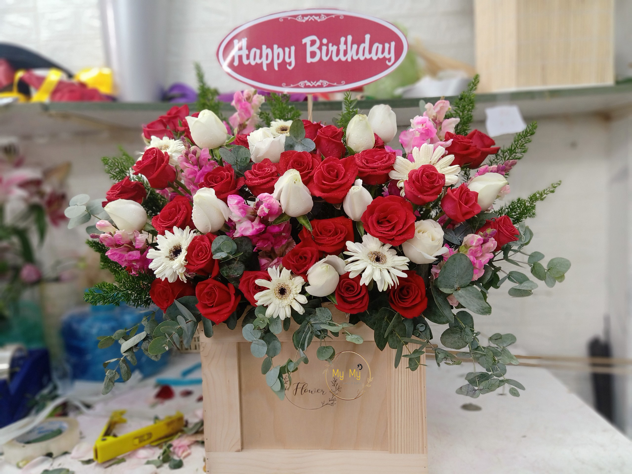 Hoa sinh nhật mẫu 146