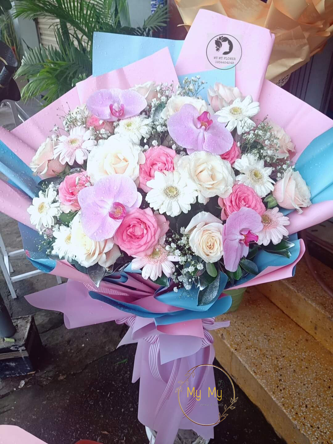 Hoa chúc mừng mẫu 163