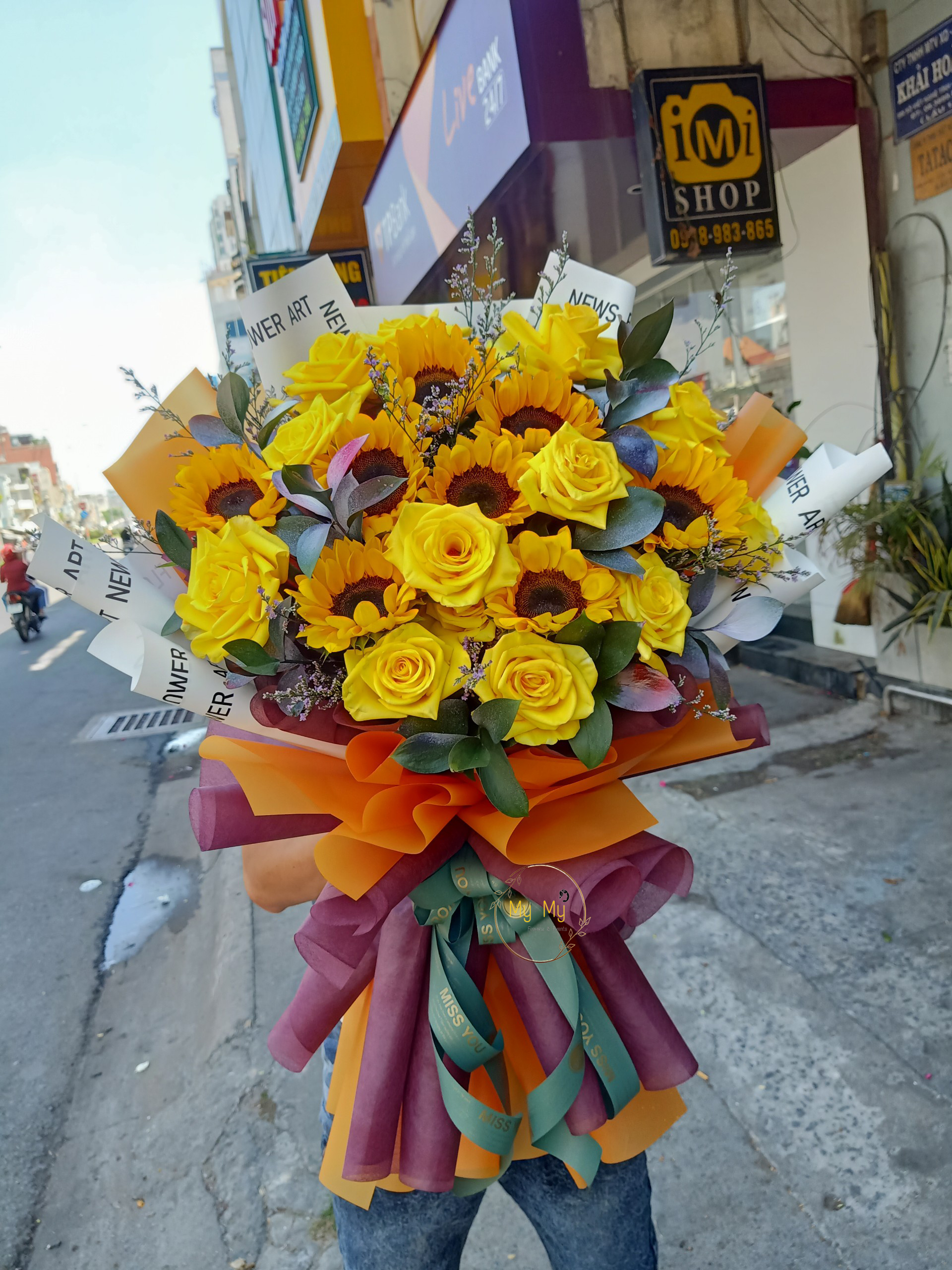 Hoa chúc mừng mẫu 122