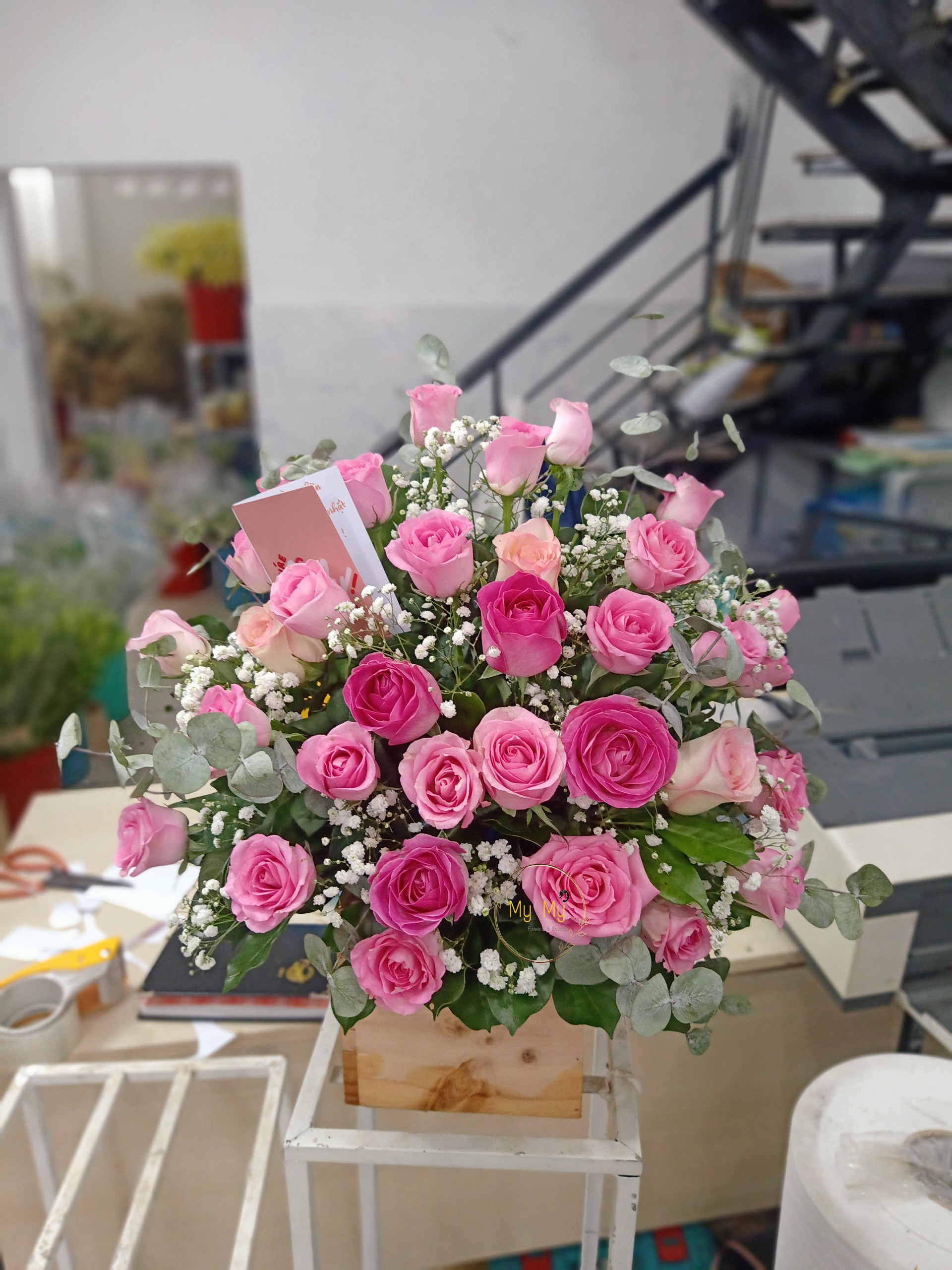 Hoa chúc mừng mẫu 158