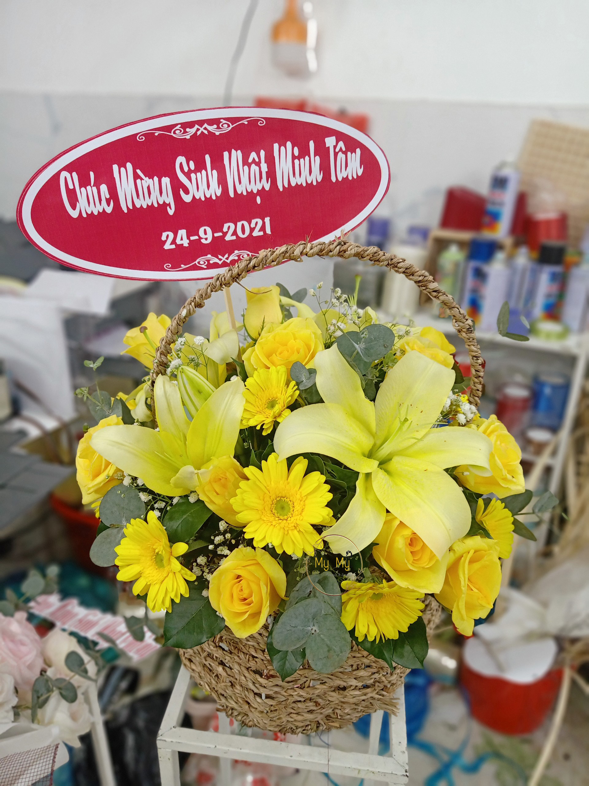 Hoa chúc mừng mẫu 157