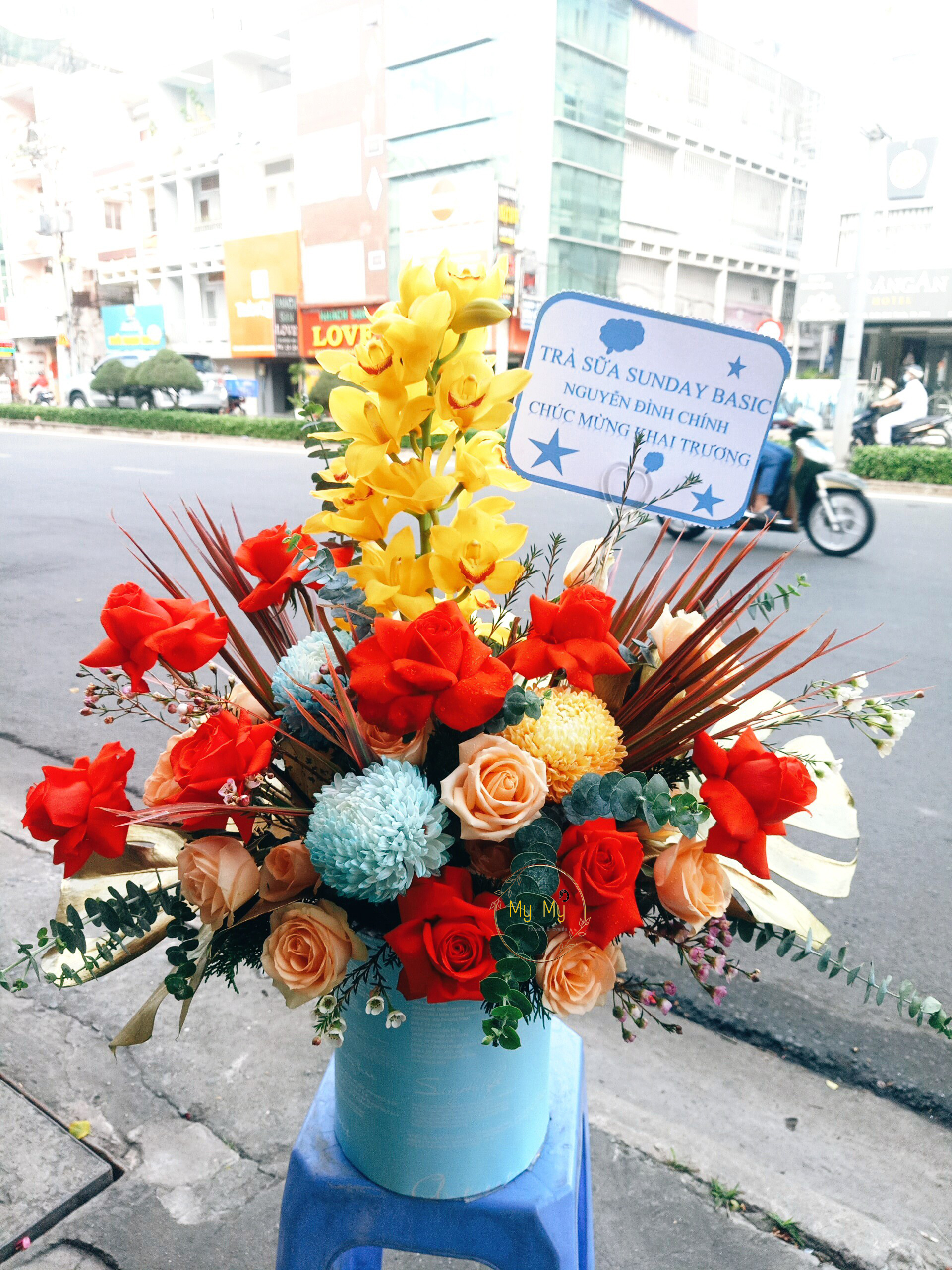 Hoa chúc mừng mẫu 125