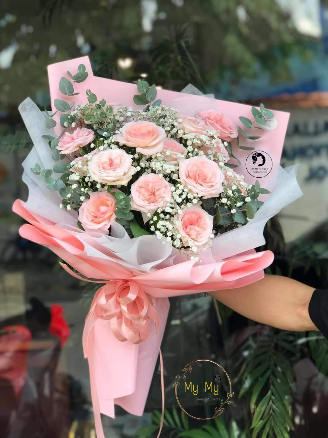 Hoa chúc mừng mẫu 167