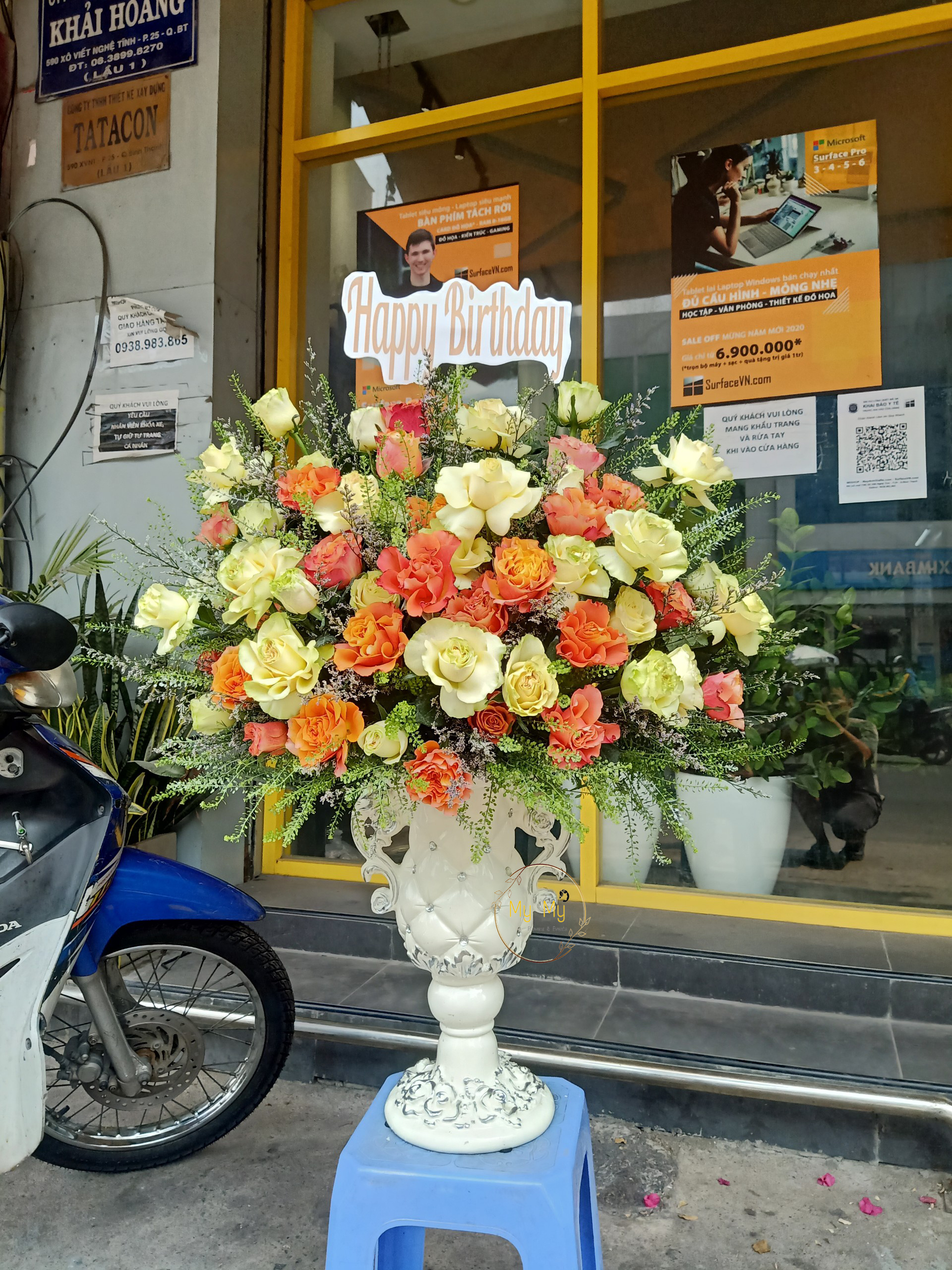 Hoa mừng sinh nhật mẫu 91